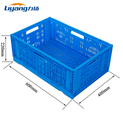 Buah Kuning Stackable Plastic Crate Reusable Plastic Moving Boxes