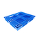 Palet Plastik HDPE Biru PP Beban Dinamis 1200KG 1200 × 1000 × 150mm