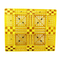 Palet Plastik PP HDPE Kuning Stackable 100% Bahan Perawan