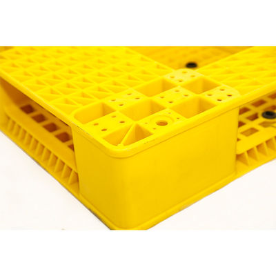 Tugas Berat HDPE Besar Empat Arah Masuk Pallet Plastik Euro 1200X1000X150mm