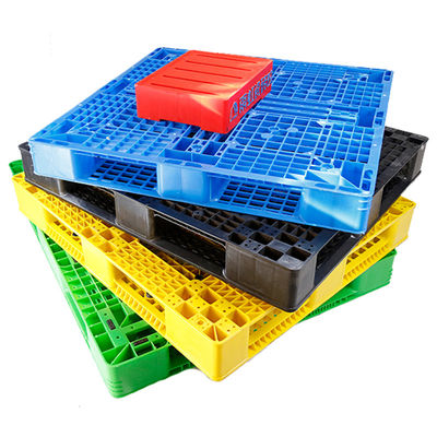 HDPE Besar Empat Arah Masuk Sisi Ganda Pallet Plastik Euro Stackable Reversible