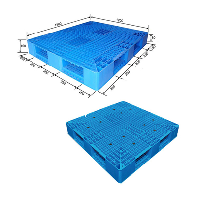 Palet Plastik HDPE 1200 x 1200 mm Ukuran Standar Euro Tugas Berat di Cina