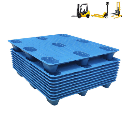 HDPE Single Side 9 feet Stacking Warehouse Transport Pallet Plastik